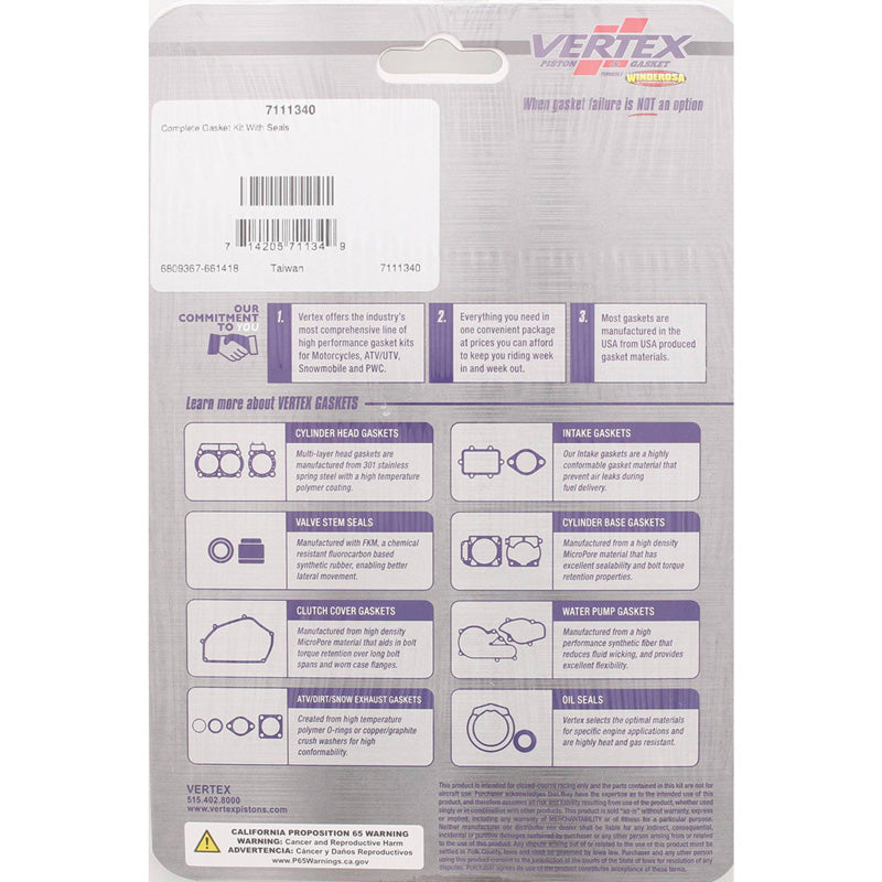%COMPLETE GASKET KIT WITH SEALS YAM 300 SM 1973