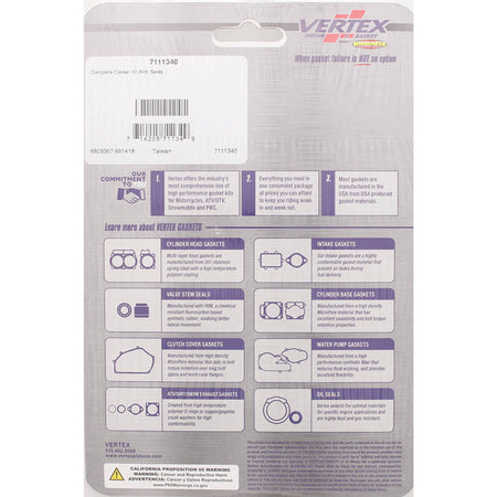 %COMPLETE GASKET KIT WITH SEALS YAM 300 SM 1973