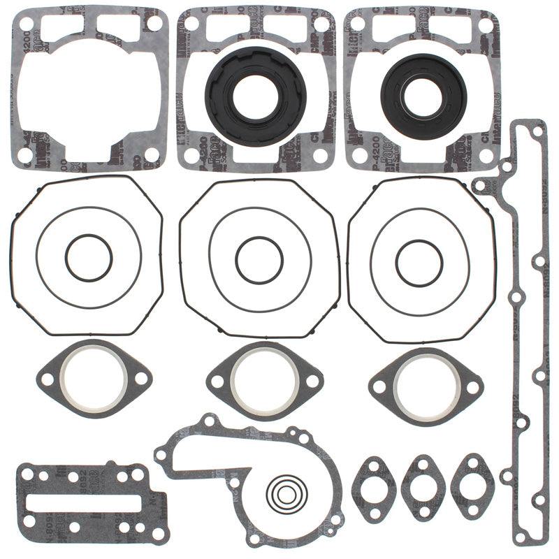 COMPLETE GASKET KIT W/SEALS POL 600 XCR 97-98