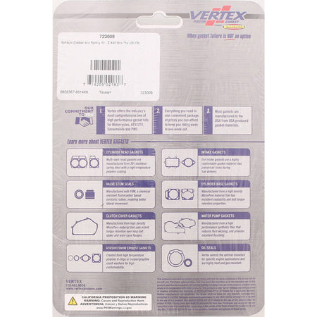 %EXHAUST GASKET AND SPRING KIT AC Z 440 SNO-PRO 20