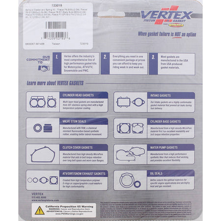 %EXHAUST GASKET AND SPRING KIT AC F6 FIRECAT 600 E