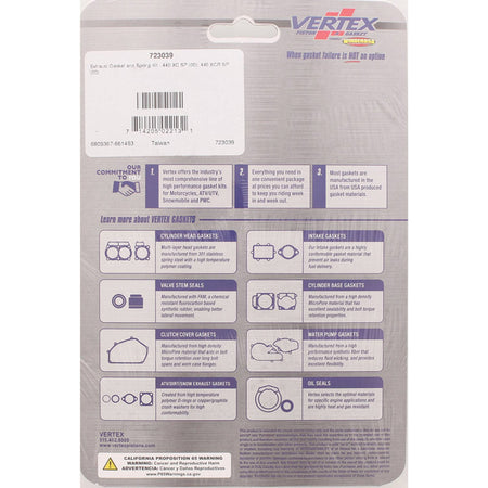 %EXHAUST GASKET AND SPRING KIT POL 440 XC SP 2000