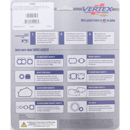 %EXHAUST GASKET AND SPRING KIT POL 700 CLASSIC EFI