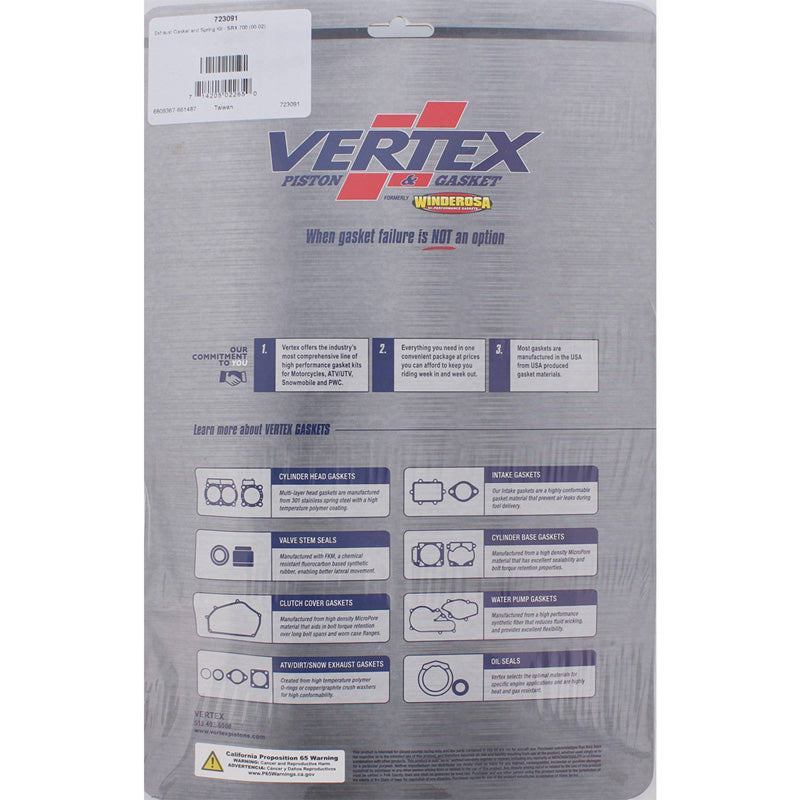 %EXHAUST GASKET AND SPRING KIT YAM SRX700 00-02