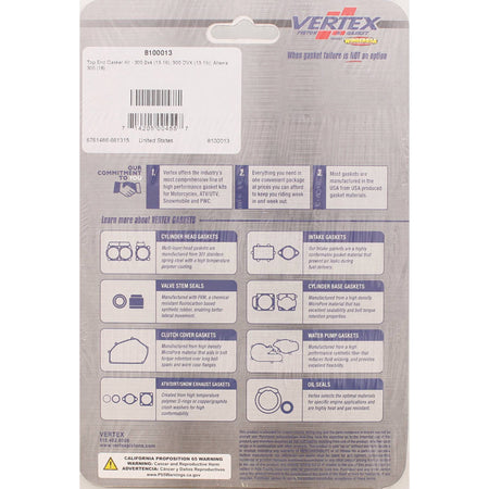 TOP END GASKET KIT ARCTIC CAT 300 2X4 13-16