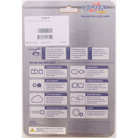TOP END GASKET KIT YAMAHA YZ450F 20-22