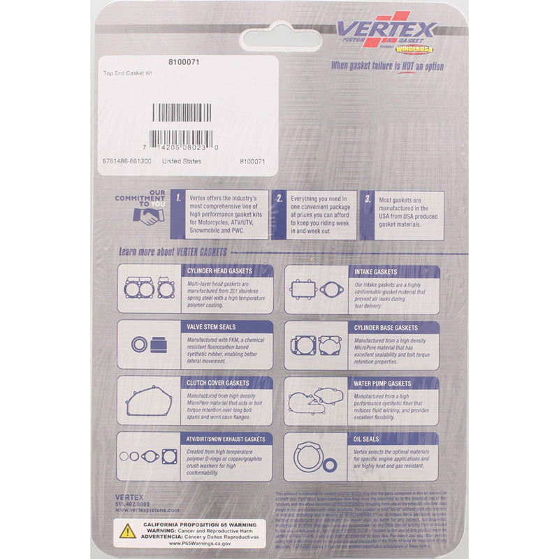 TOP END GASKET KIT KTM 125SX 23-24