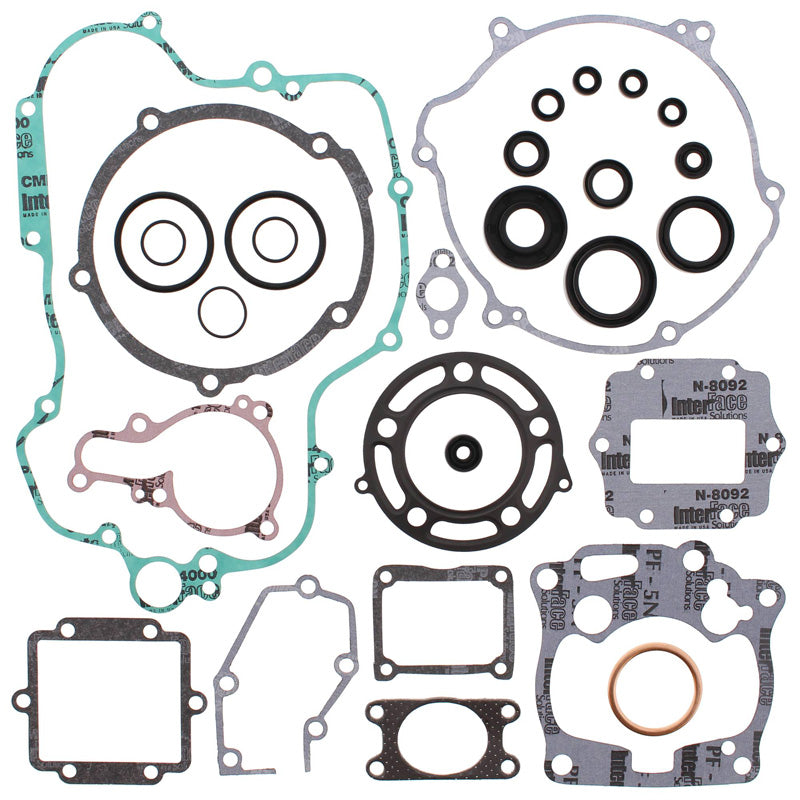 FULL GASKET KIT W/SEALS KAWASAKI KX125 01-02