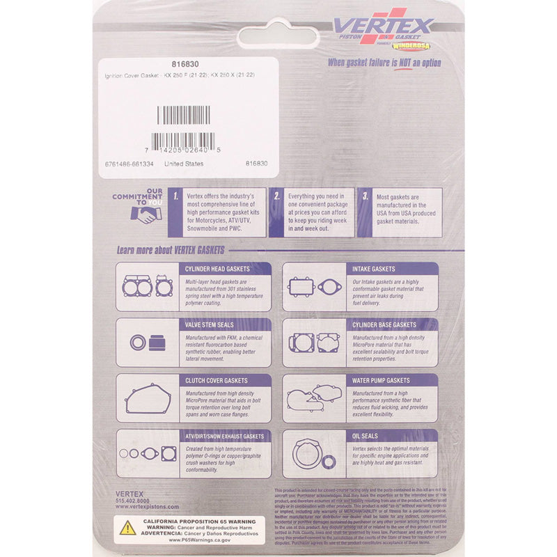 IGNITION COVER GASKET