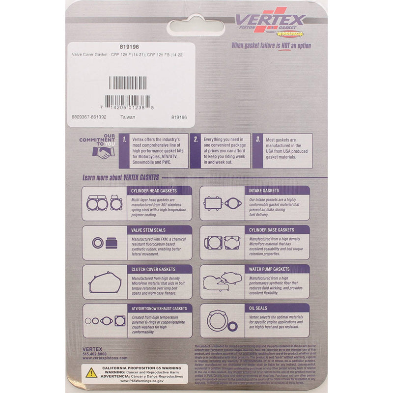 VALVE COVER GASKET