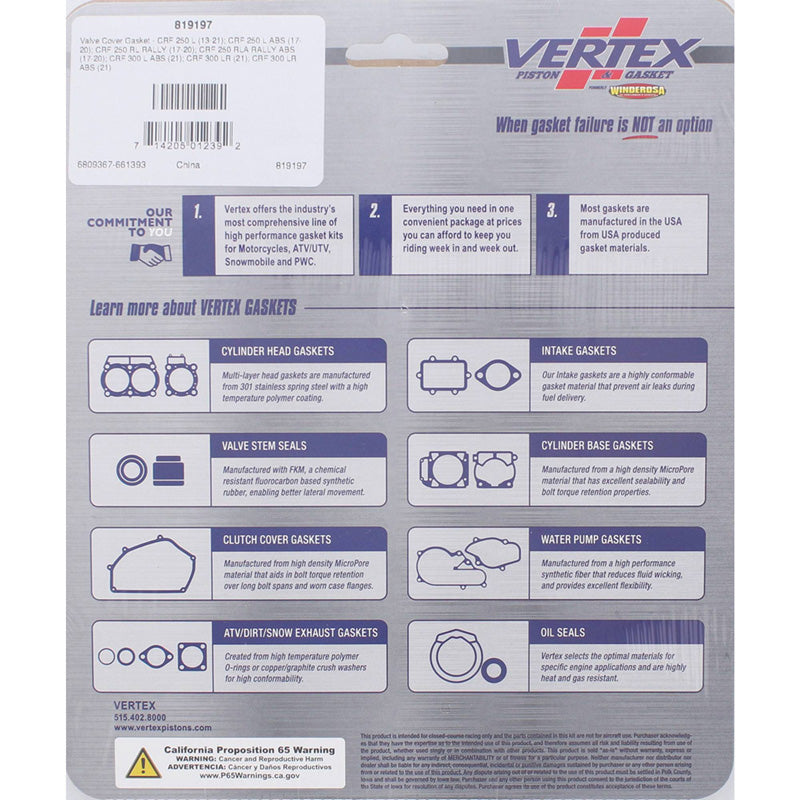 VALVE COVER GASKET