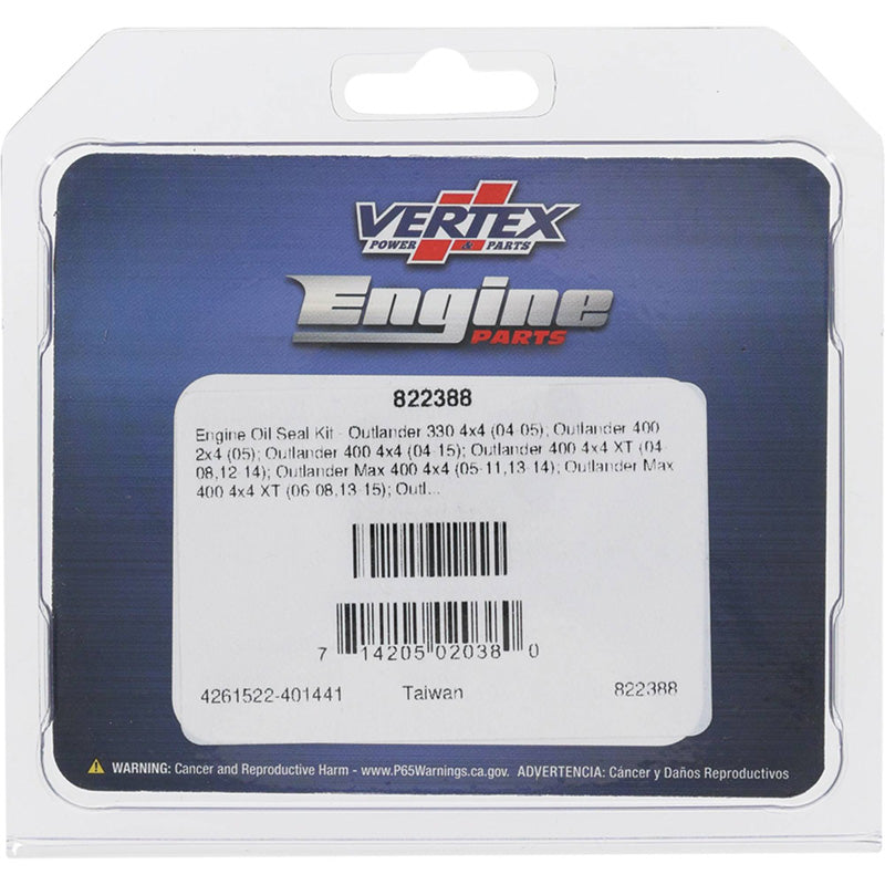 OIL SEAL KIT CAN-AM OUTLANDER 330 04-05