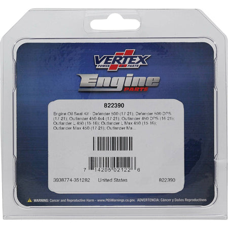 OIL SEAL KIT CAN-AM OUTLANDER 450 17-19