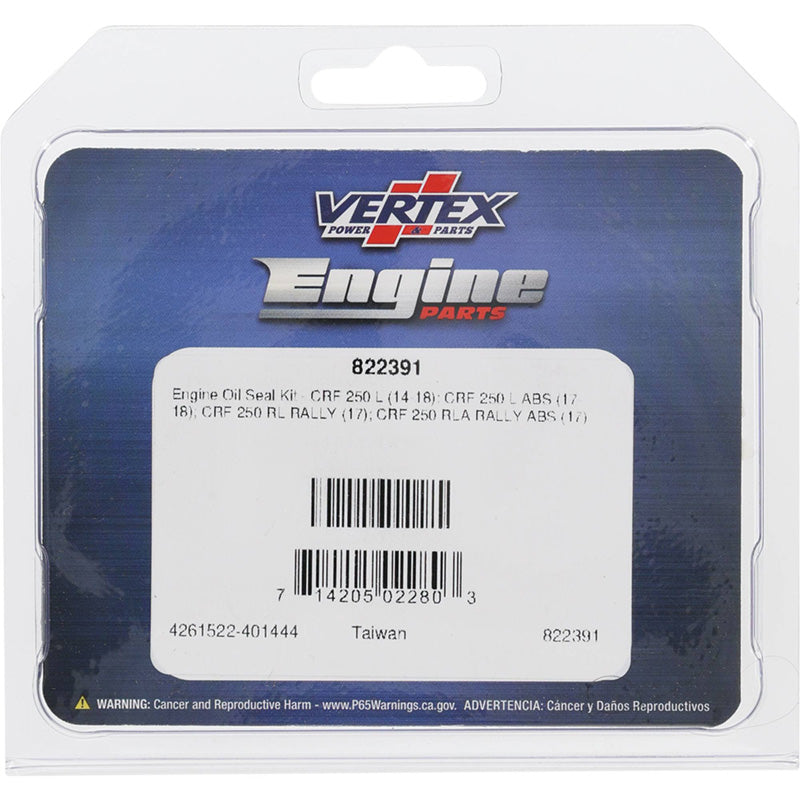 ENGINE OIL SEAL KIT HON CRF250L 13-20