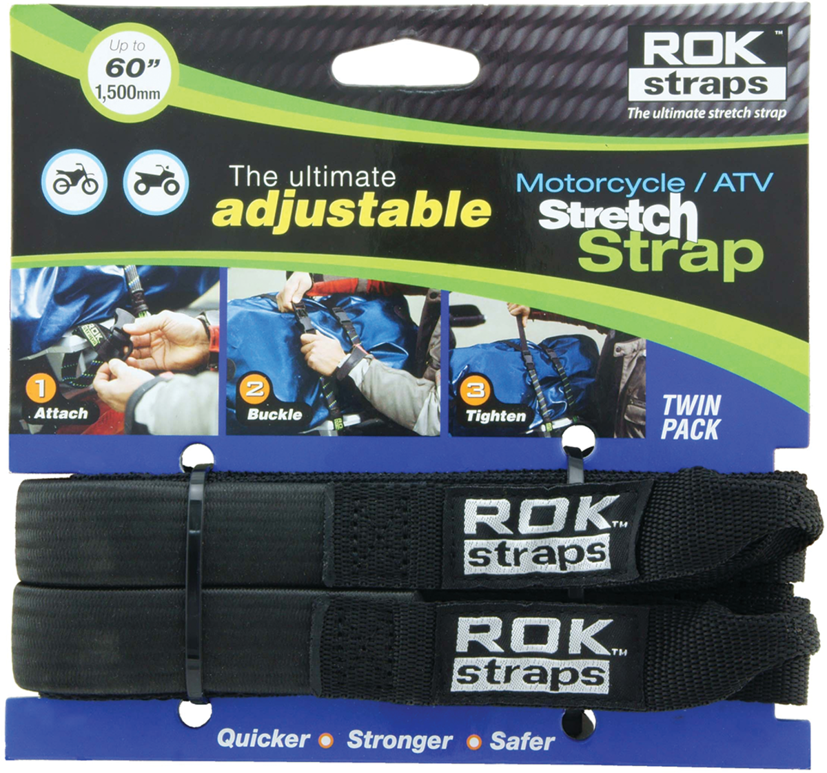 ROK-ST 450 MC HD 60"X1" CRUISER BLK