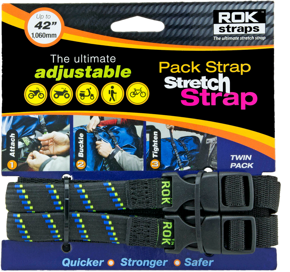 MED-DUTY BLK/BLU-GRN 42" X 5/8"