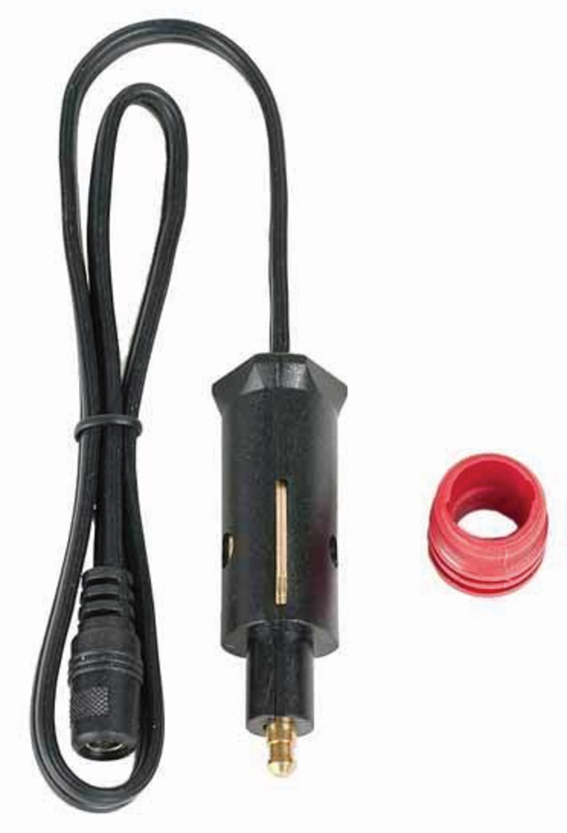 Cig/Power Port Plug to Coax Jack 18in Ad