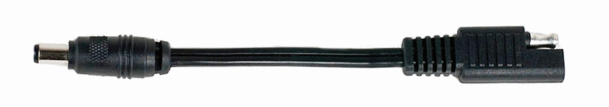 Coax Plug to SAE Adapter Cable 6in