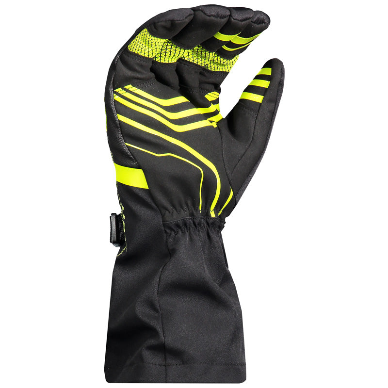XGLOVES CUBRICK BLACK/LIME GREEN L