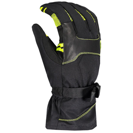 XGLOVES SHORT CUBRICK BLACK/LIME GREEN L