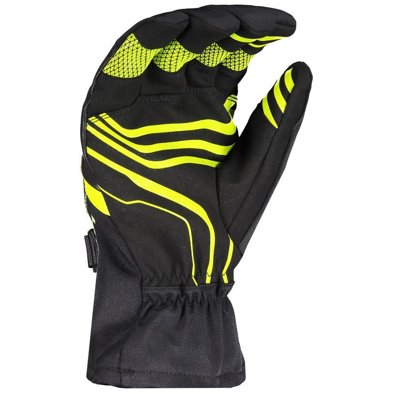 XGLOVES SHORT CUBRICK BLACK/LIME GREEN L