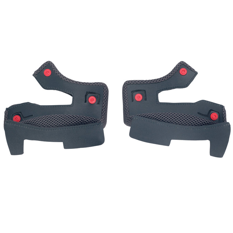 CHEEK PAD SET 550 BLACK/GREY MD