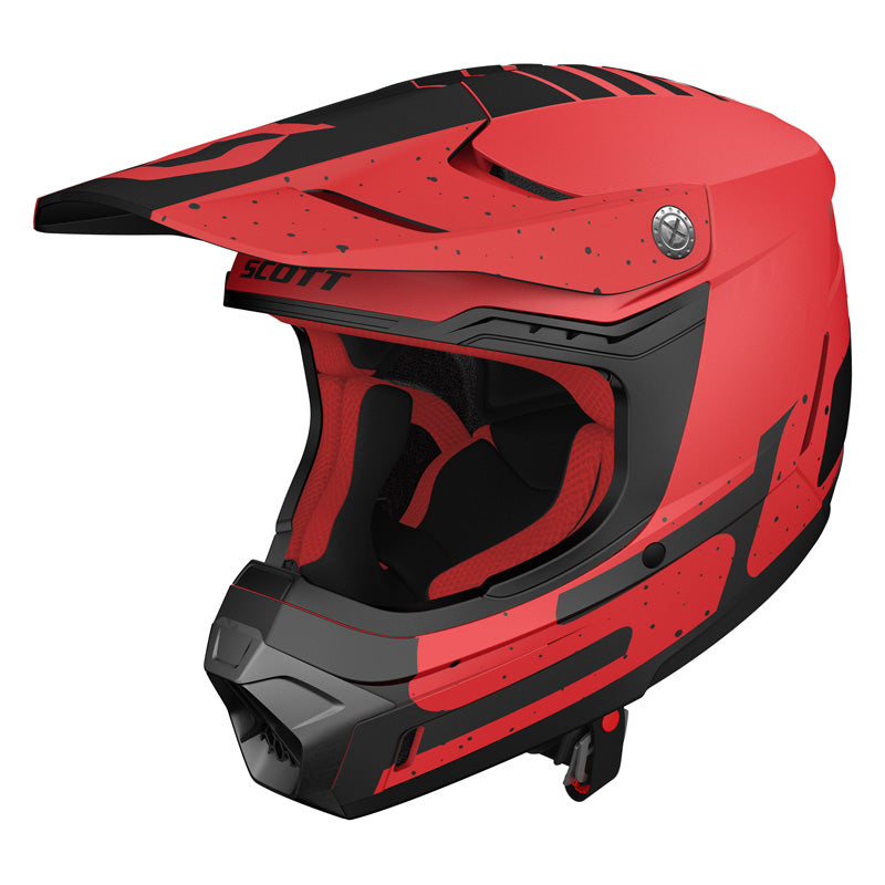 *SCO HELMET 350 EVO PLUS TEAM ECE RED/BLACK L