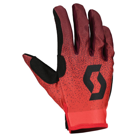 GLOVES 350 DIRT EVO RED/BLACK L