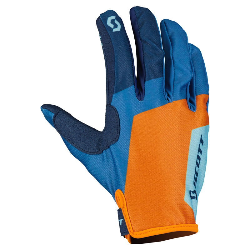 GLOVES 350 RACE EVO BLUE/ORANGE L
