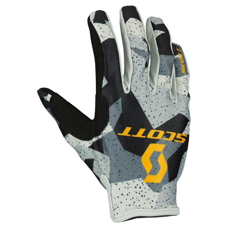 *GLOVES 350 FURY EVO CAMO GREY/YELLOW L