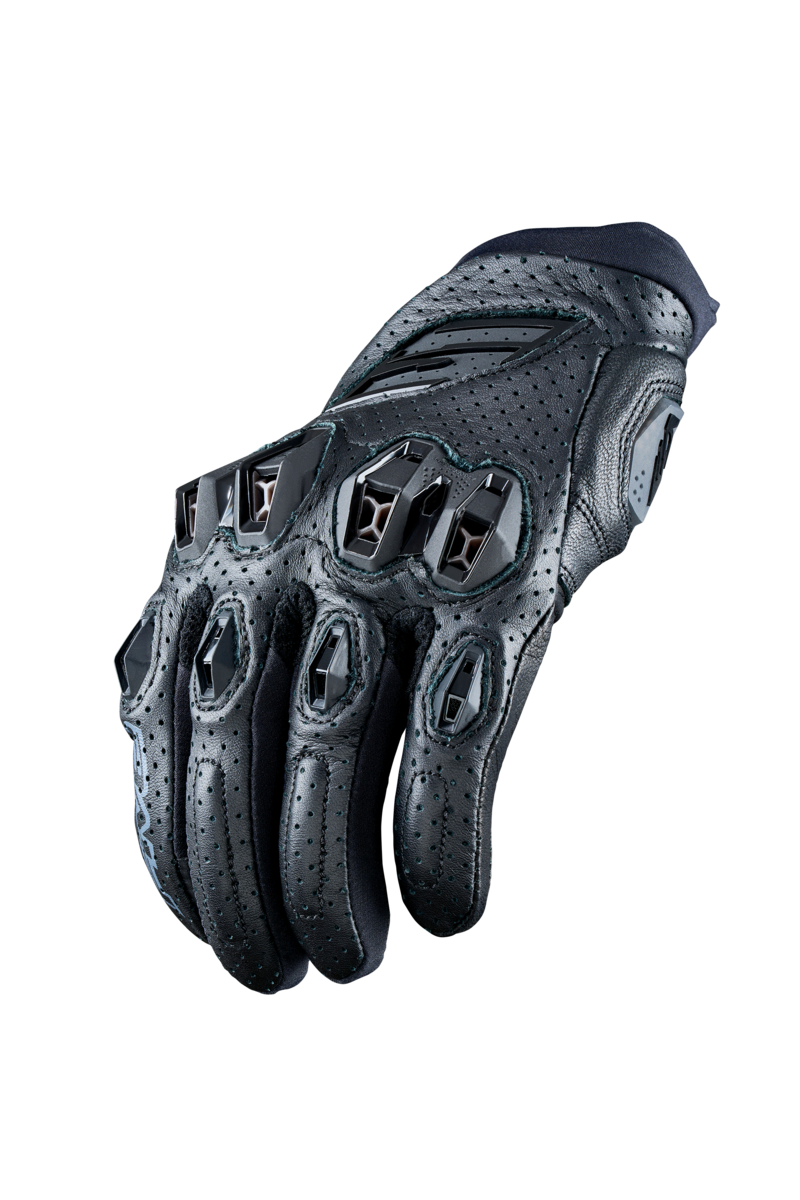 STUNT EVO 2 LEATHER VENTED BLACK M
