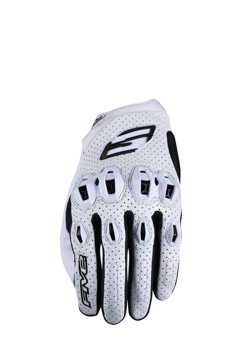 STUNT EVO 2 LEATHER VENTED WHITE S
