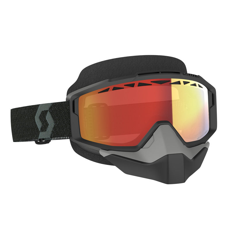 XGOGGLE SPLIT OTG SNOW BLACK LS RED CHROME
