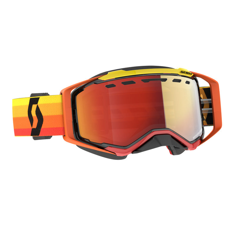 GOGGLE PROSPECT SNOW ORANGE/YELLOW ENHAN RED CHRO