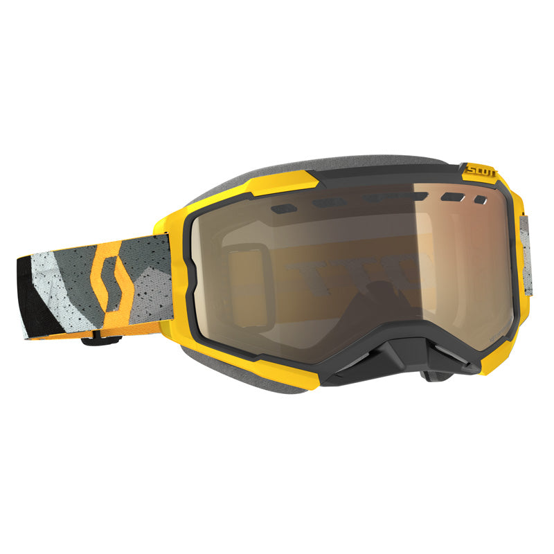 #GOGGLE FURY SNOW CAMO GREY/YELLOW LS BRONZE CHROM
