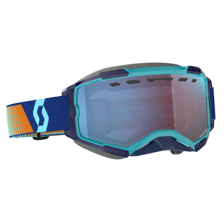 GOGGL FURY SNOW ROYAL BLUE/ORANGE ENHAN BLUE CHRO