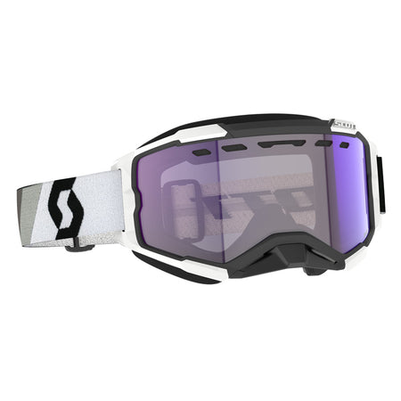 XGOGGLE FURY SNOW BLACK/WHITE - LS BLUE CHROME