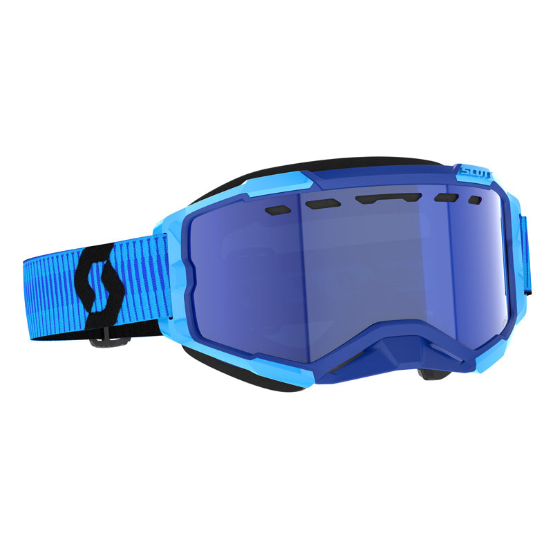 XGOGGLE FURY SNOW BLUE/BLACK - BLUE CHROME