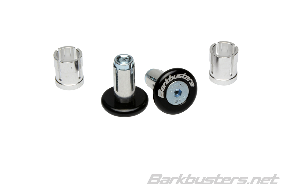 BAR END PLUG (2) BLACK FOR 14MM/18MM FIT