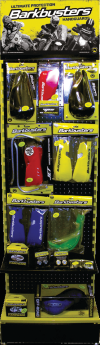 BARKBUSTERS DISPLAY STAND AND SIGN