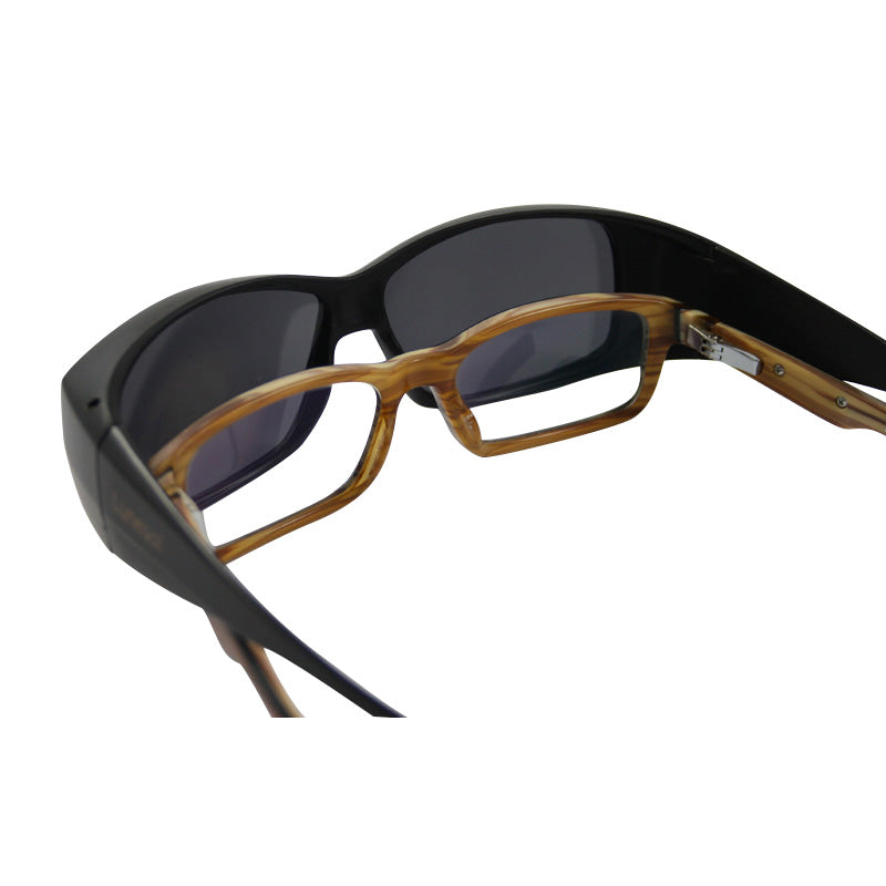 CLIP OVER SMOKE SUNGLASSES