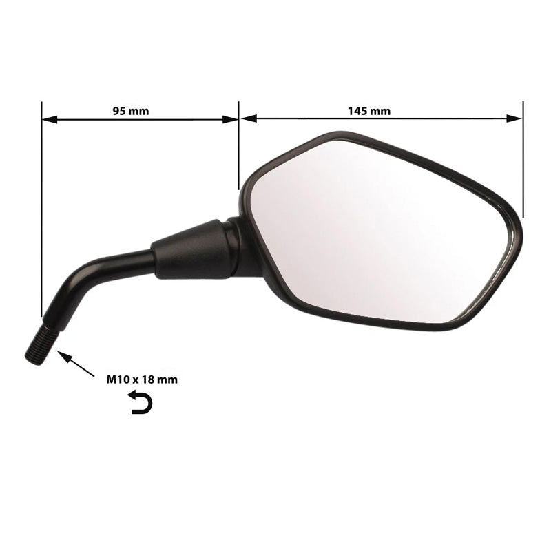 REPL MIR RIGHT HON 88210-MJF-305/A00 BK