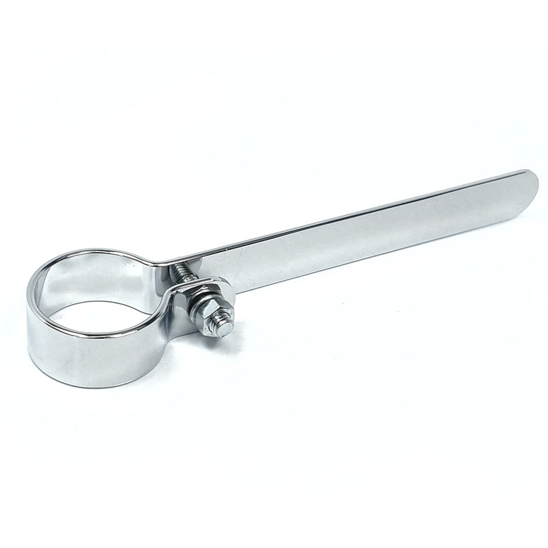 EXHAUST CLAMP 1'1/2 W/6' STEM CHROME