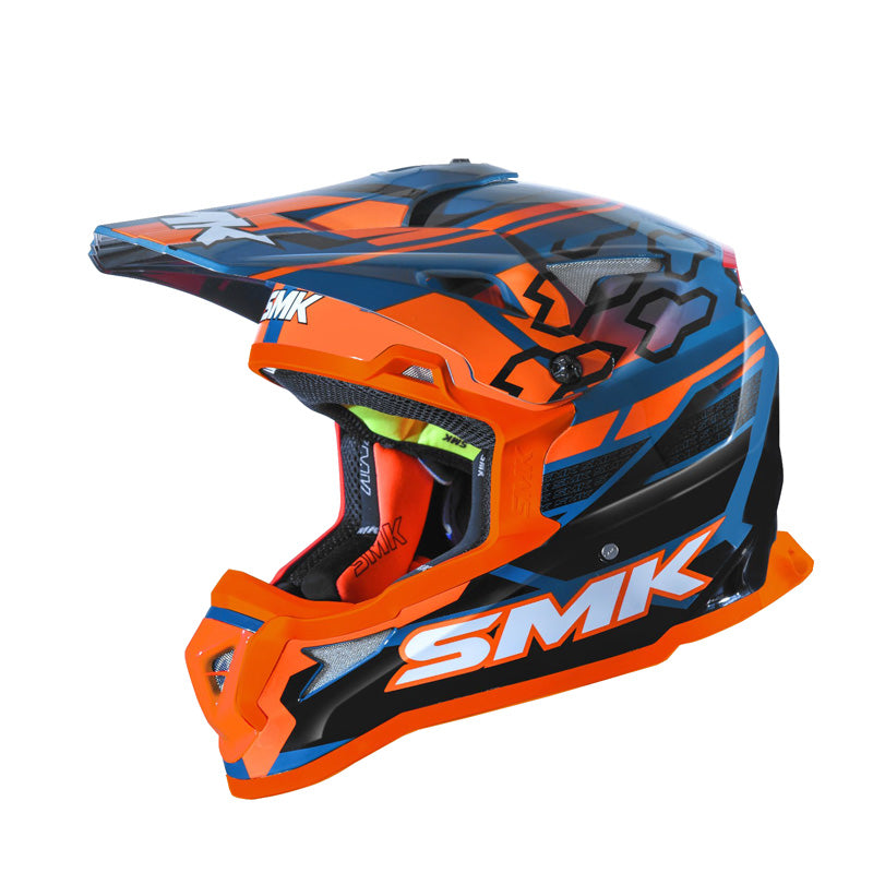 (L) ALLTERRA TRIBOU GLO BLUE/BLK/ORANGE DOT ECE LG
