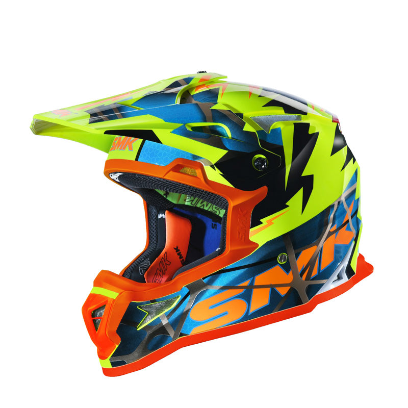 #(L) ALLTERRA FULMINE GLO YEL/BLUE/ORG DOT ECE LG