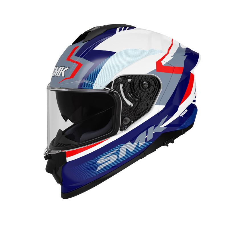 TITAN PFT - CHICANEIRO WHITE/BLUE/RED (L)