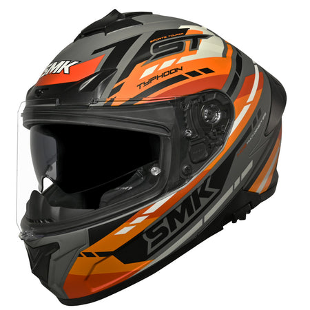 TYPHOON - ST MA672 GREY/ORANGE/BLACK (MATTE) (L)