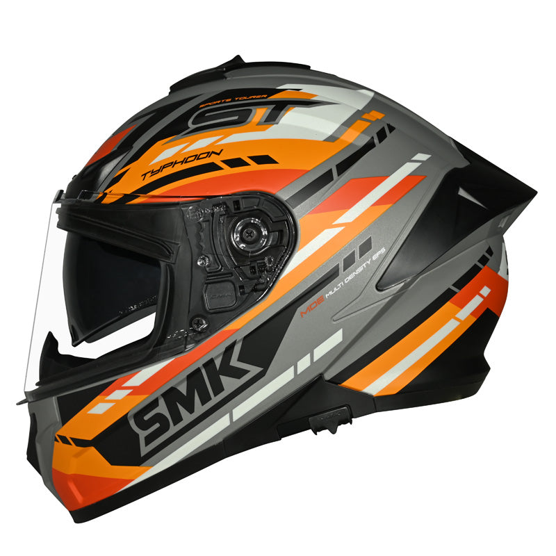 TYPHOON - ST MA672 GREY/ORANGE/BLACK (MATTE) (L)