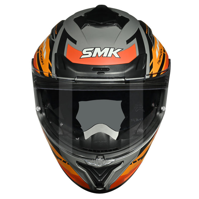 TYPHOON - ST MA672 GREY/ORANGE/BLACK (MATTE) (L)