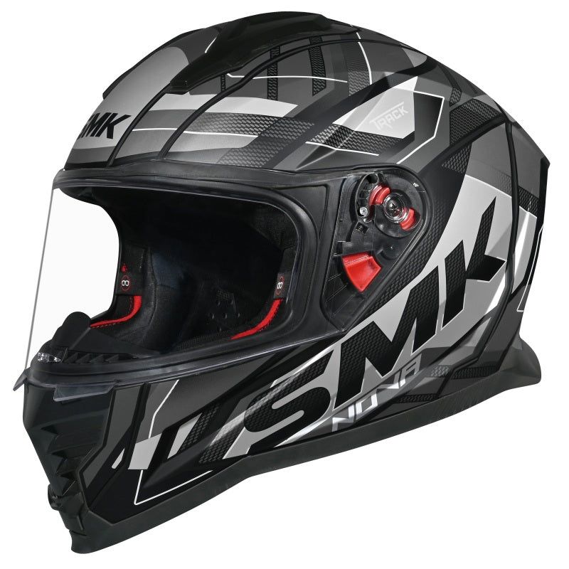 NOVA HELMET - TRACK BLK/GREY/GREY MA266 (MATTE) L